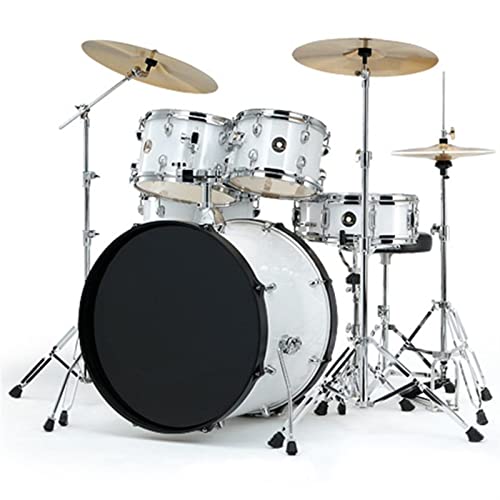 Batteria professionale per principianti con 5 tamburi e 3 piatti per appassionati di percussione