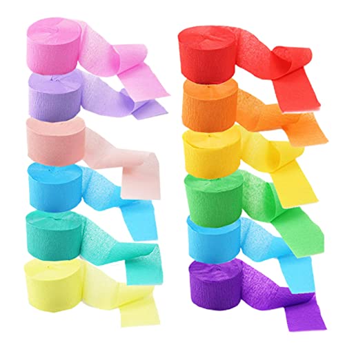 Gepnoo 12x Flâmulas de Papel Crepom DIY Enfeites de Suprimentos para Crianças para de Festa