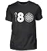 180 - Camiseta para hombre Negro XL