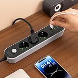 Ciabatta EU con USB: Presa per multipla da per viaggio Ciabatta(5M)