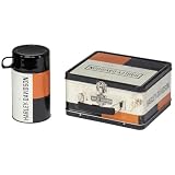 Harley-Davidson Distressed Retro Block Metal Adult Lunch Box & Thermos Set