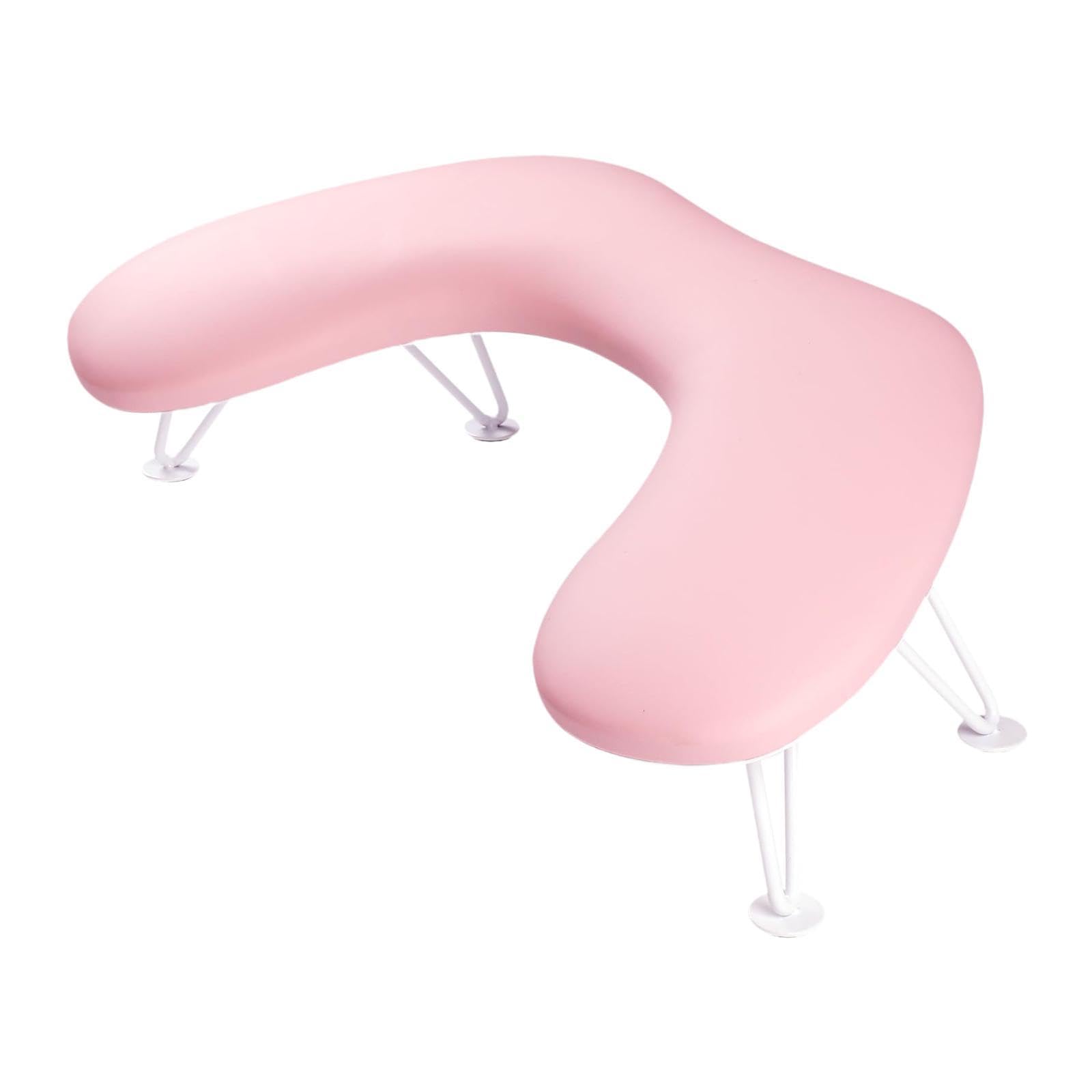 Repose-mains pour manucure rose et coussin de table professionnel - 8