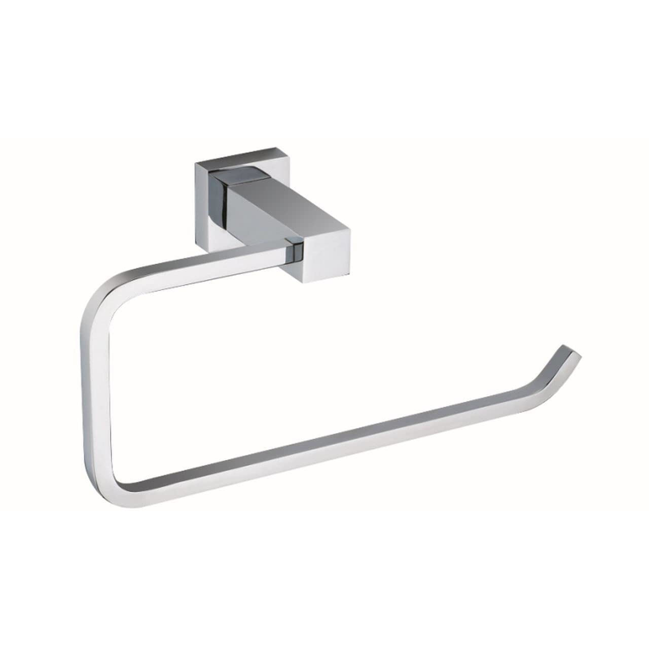 Rak Ceramics Black Rak Cubis Toilet Roll Holder Chrome Finish: Chrome