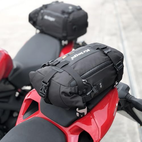 Alforja Kriega US-5 Drypack, impermeable, 5 litros, montaje universal para motocicleta, color negro miniatura 3