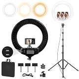 Anello luce LED da 21 pollici / 53 cm grande con treppiede