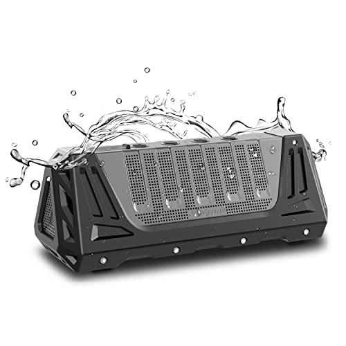 Portable Bluetooth Speaker, Soundynamic Triangle Wireless Bluetooth Speaker with Rich Bass, IPX7 Waterproof, True Wireless Stereo Pairing for Outdoor (Grey) Portable Bluetooth Speaker, Soundynamic Triangle Wireless Bluetooth Speaker with Rich Bass, IPX7 Waterproof, True Wireless Stereo Pairing for Outdoor (Grey)