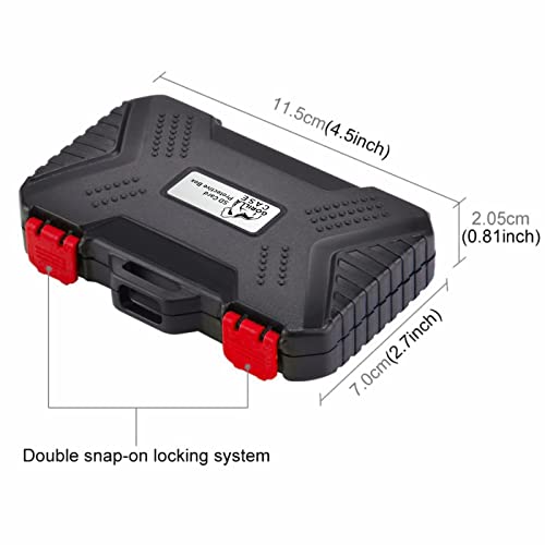 Gorilla Case Suporte para cartão SD resistente à água, capas para cartões SD profissionais antichoqu