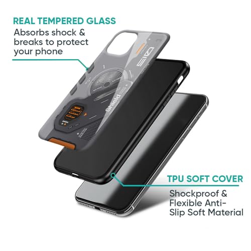 Image of Designer Tempered Glass Back Case Cover Compatible with OnePlus Nord 5 5G | Tech Lifestyle