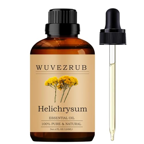 Wuvezrub Helichrysum Essential Oil 120ml for Diffuser, DIY & Home Spa