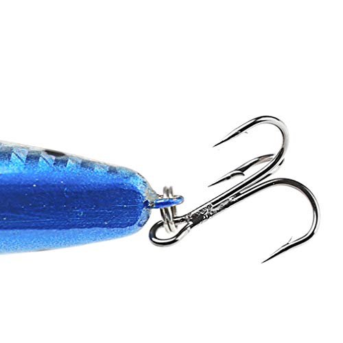 A-SZCXTOP Fishing Lures Topwater Floating Popper Poper Lure Hooks Bait Bass Crankbait (Type1) - Thumbnail 6
