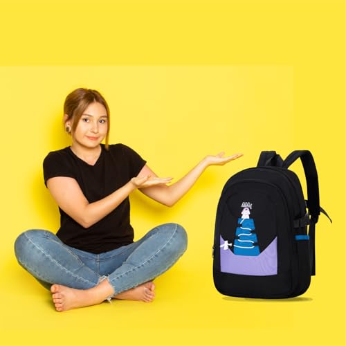 Image of Tinytot 30 Litre Japanese Korean Style School Bag Water-Resistant Laptop & Travel Backpack - Unisex Large 18 Inches Multipurpose Student Backpack for Boys & Girls, Men & Women