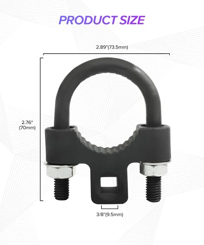 PAIYUE Inner Tie Rod Removal Tool,Car Accessories 3/8” Inch Tie Rod End Removal Tool,Automotive Specialty Tools,Universal Low Profile Tools U-Wrench,Suitable for Car Truck Vehicle Automotive Repair - Thumbnail 5