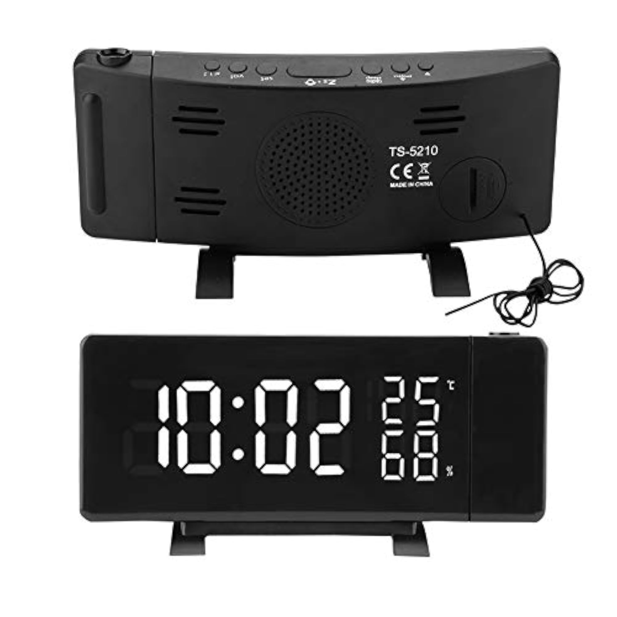 Digital Clock, Ergonomical Design Projection Clocks