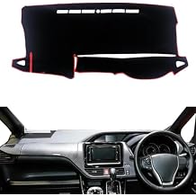 Anti-Slip Mat Dashboard Cover Pad Interior Mat for Noah Voxy 2014-2019 Black Dash Mat Dashboard Cover