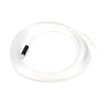 Fiber Optic Cable, PMMa Optic Light Cable, 12V Glow Optic Fiber for Star Sky Ceiling Light Car Indoor Outdoor Decor100pcs0.752m