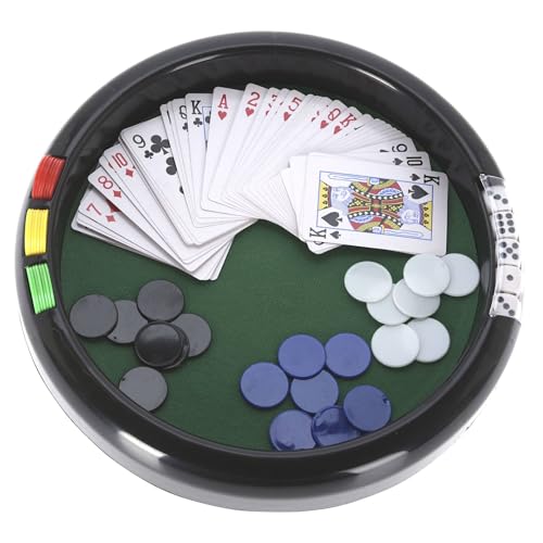 Well Home Casinospiel, rund, Polypropylen, 41,5 x 41,5 x 24 cm