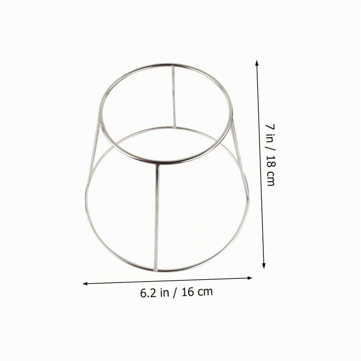UPKOCH Porta Pizza in Acciaio Inossidabile 2 Strati 7 Pollici Stand Da Pizza E Alzata Per Frutti Di Mare Supporto Vassoio Per Casa Cucina E Ristorante