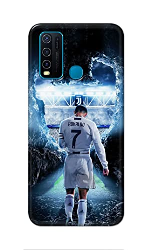 Image of Printed Hard Back Cover Case for Vivo Y30 Back Cover (Footbal Legend) -702