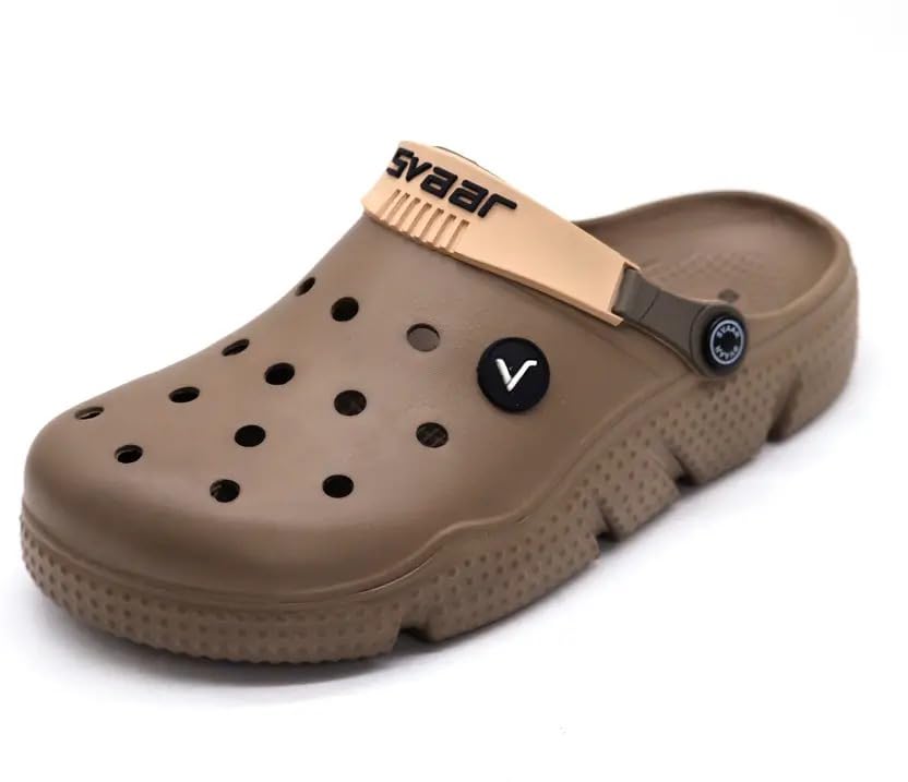 Image of SVAAR Men's Designer Clogs || Sandals with Adjustable Back Strap for Men