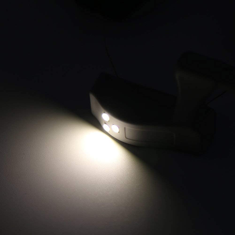 10pcs Universal Cabinet Cupboard Hinge LED Light for Modern Kitchen Home Lamp-Warm White