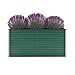 Produktbild Festnight Gartenpflanzen Hochbeet Gartenbeet Verzinkter Stahl Frühbeet | Pflanzkasten Pflanzkübel Blumentopf Blumenkasten Blumenkübel Pflanztopf Pflanzgefäß für Garten Blumen Gemüse Größen