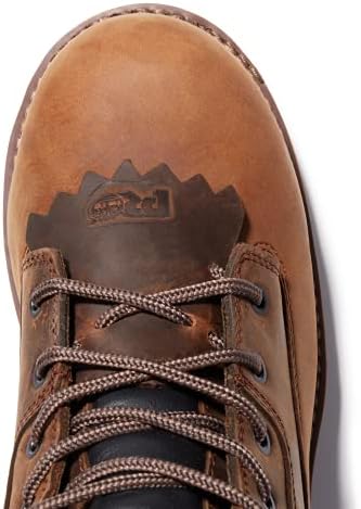Timberland Men's Evergreen 8 Inch Composite Safety Toe Waterproof NT WP, Brown: Brown, 8.5 Wide | Image 4