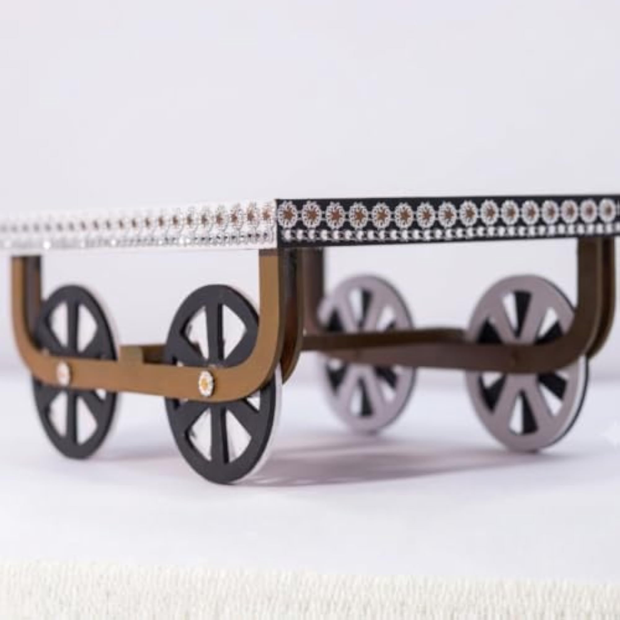 Indian Thela Style Serving Tray for Snacks and Fruits