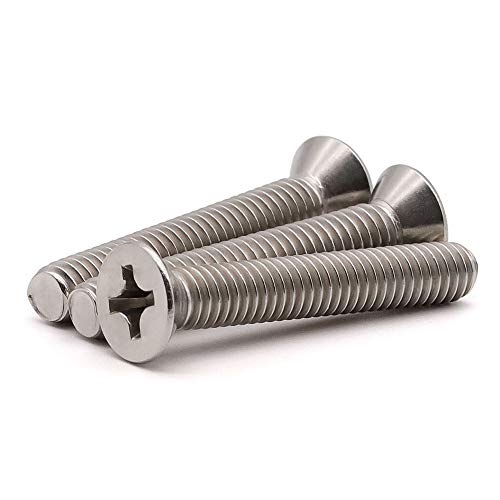 Roycemart MB-AJ0110-30 1/4-20 X 1-1/2 Inch (30 Pack) Phillips Flat Head Machine Screws thumb #5