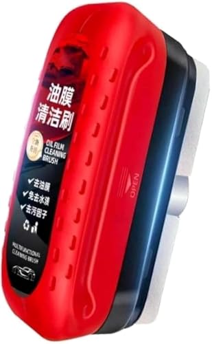 Image of Automotive Oil Film Cleaning Brush, Glass Cleaning Board, Car Glass Oil Film Removal Cleaner, Powerful Windshield Cleaner & Oil Film Remover, Enhance Visual Effect Of Windshield (1)