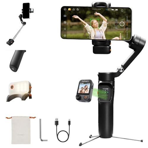 C*a様 Hohem iSteady V3 AI自動追跡3軸スマホジンバル Hohem、革命的なiSteady V3 AIリモートスマートフォンジンバルを