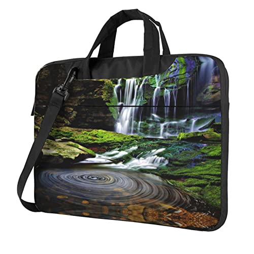 Bolso para laptop con diseño waterfall unisex miniatura 1