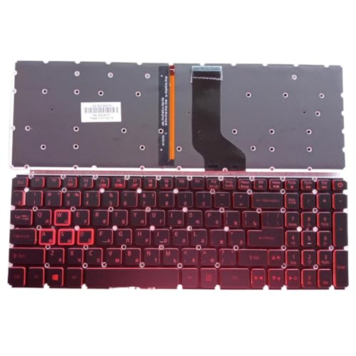 Clavier rétroéclairé pour portable Aspire VX5-591G adapté à la rédaction en langue RU