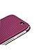 HTC Hi-Tech Dot View Interactive Flip Cover Case One M8, Smart Flip Folio Cover - Purple