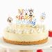 DazzJoy 25 Stück Happy Birthday Tortendeko Hunde Deko,Tortendeko Geburtstag Hunde Cake Topper Geburtstag,Happy Birthday Kuchendeko für Hundegeburtstag,Cupcake Topper für Hundeliebhaber