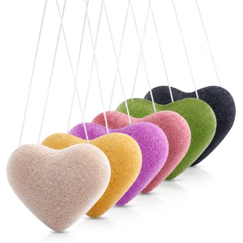 Esponjas Konjac faciales multicolores para tu rutina de limpieza facial en el hogar