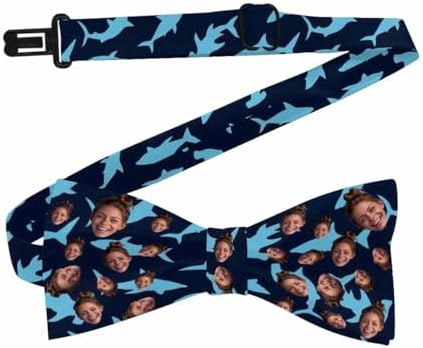 personalized tie with photo on back