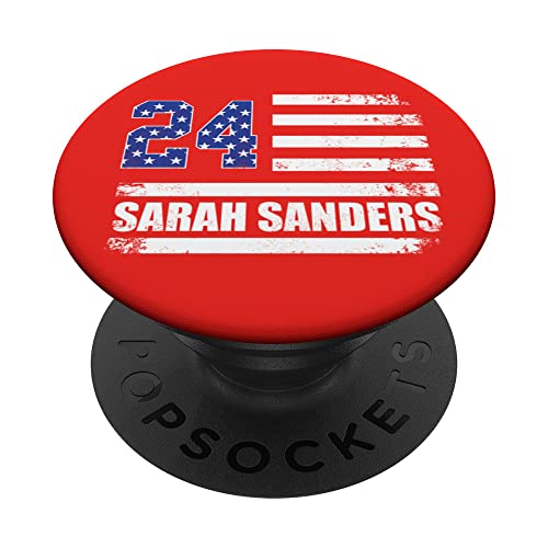 Sarah Sanders 2024 Ron Desantis 2024 President American Flag PopSockets PopGrip Intercambiable
