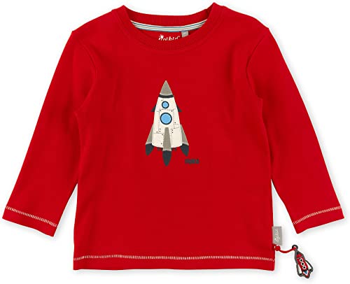 T-shirt à manches longues garçon pour l'école en coton biologique
