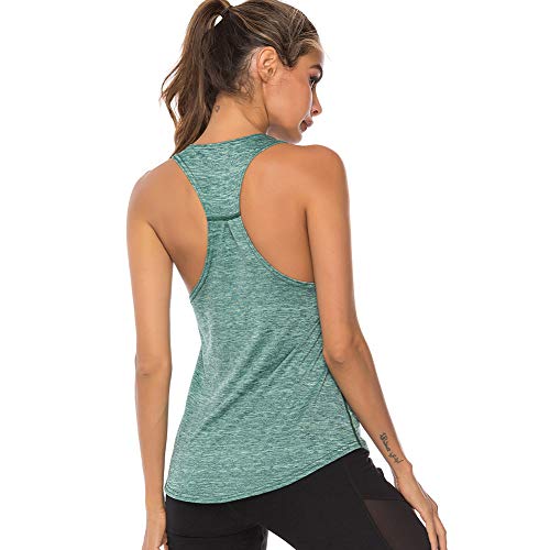 Grajtcin Workout Yoga Clothing Gym Clothes For Women Cute Yoga Running Shirts Muscle Shirts For Women Trendy Fall Tops For Women Sexy Casual Green Xl #TOP18