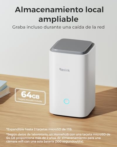 Miniatura 7 de Reolink Home Hub Para Cámara Vigilancia, 4k Live View Playback, Almacenamiento Local Ampliable, Algoritmo Antirrobo Exclusivo, 2.4 5ghzwifi Wi-Fi 6, Ain Cuota Mensual, Con Tarjeta Microsd De 64 Gb