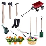 🎁【Geschenk】Ideal für die puppenstube, zum basteln, dekorieren oder auch als geldgeschenk. Außenbereich wie garten, sandkasten oder strand, garten dekoration einsetzbar.