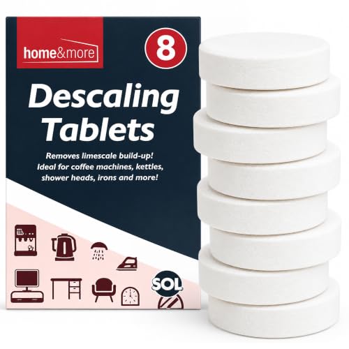 SOL 8pcs Descaling Tablets - Limescale Remover - Kettles and Coffee Machine Descaler Tablets - 1pk x 8pcs