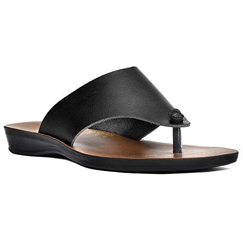 Image of Aerosoft Flat Sandals For Women - Walking Summer Vacation Essentials Ladies Flip Flops - Comfortable Sandals For Women - Casual Outdoor Fashion Dressy Non Slip Footwear