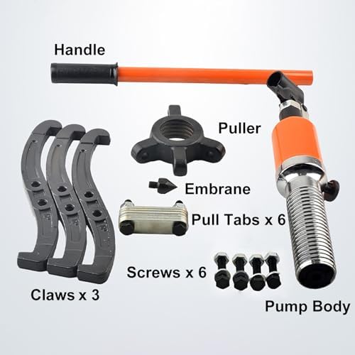 ZK 5T Bearing Puller - One-Piece Forged Extractor with Thickened Thimble Design for Hub & Flywheel Bearing Removal in Auto Repair & Workshops