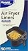 Reynolds Kitchens Air Fryer Liners Disposable, Unbleached Parchment Paper Sheets, 50 Count