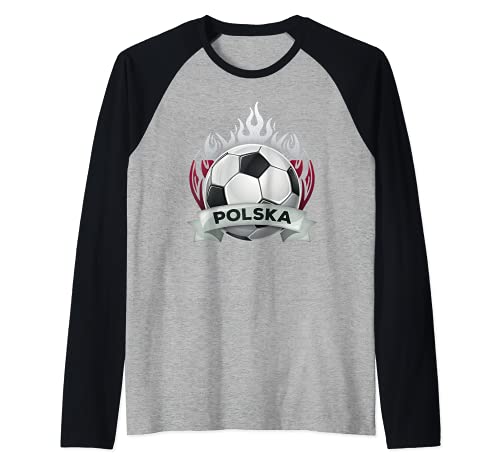 Polska Poland Soccer Jersey Football Team Fan Camiseta Manga Raglan