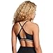 Under Armour Womens Crossback Low Impact Sports Bra, (001) Black / / White, Medium