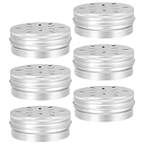 KALLORY Geruchstrainingsbox Hund 6 Stück 80 ml Aluminium Nasentrainingsgerät mit Blütenblattöffnung für Agility und Drogen Sprengstoffsuche bei Deutschen Schäferhunden