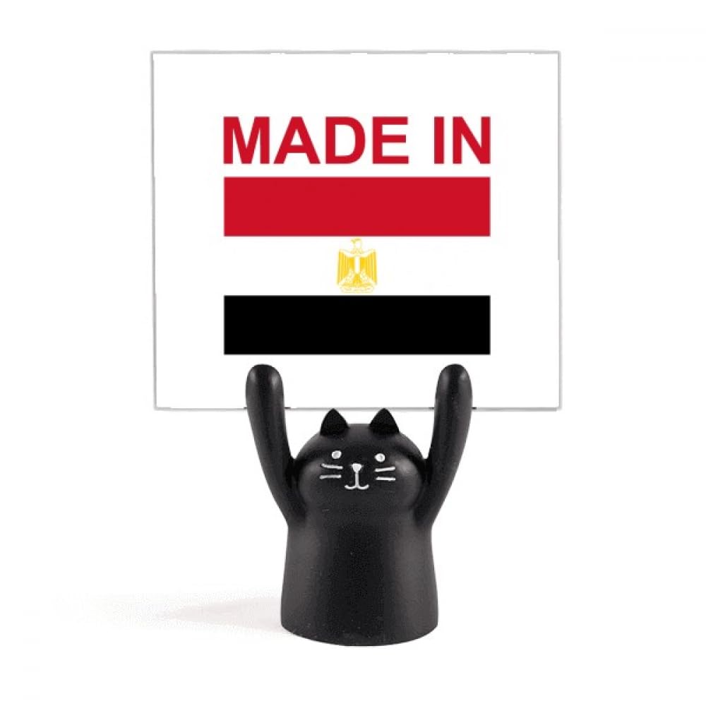 Support de mémo chat noir égyptien cadeau idéal pour passionnés
