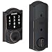 (New Model) Schlage Connect Camelot Touchscreen Deadbolt with Z-wave Technology and Extra Key BE468 (Aged Bronze)